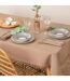 Nappe Déco à Franges Maha 150x250cm Gris-1