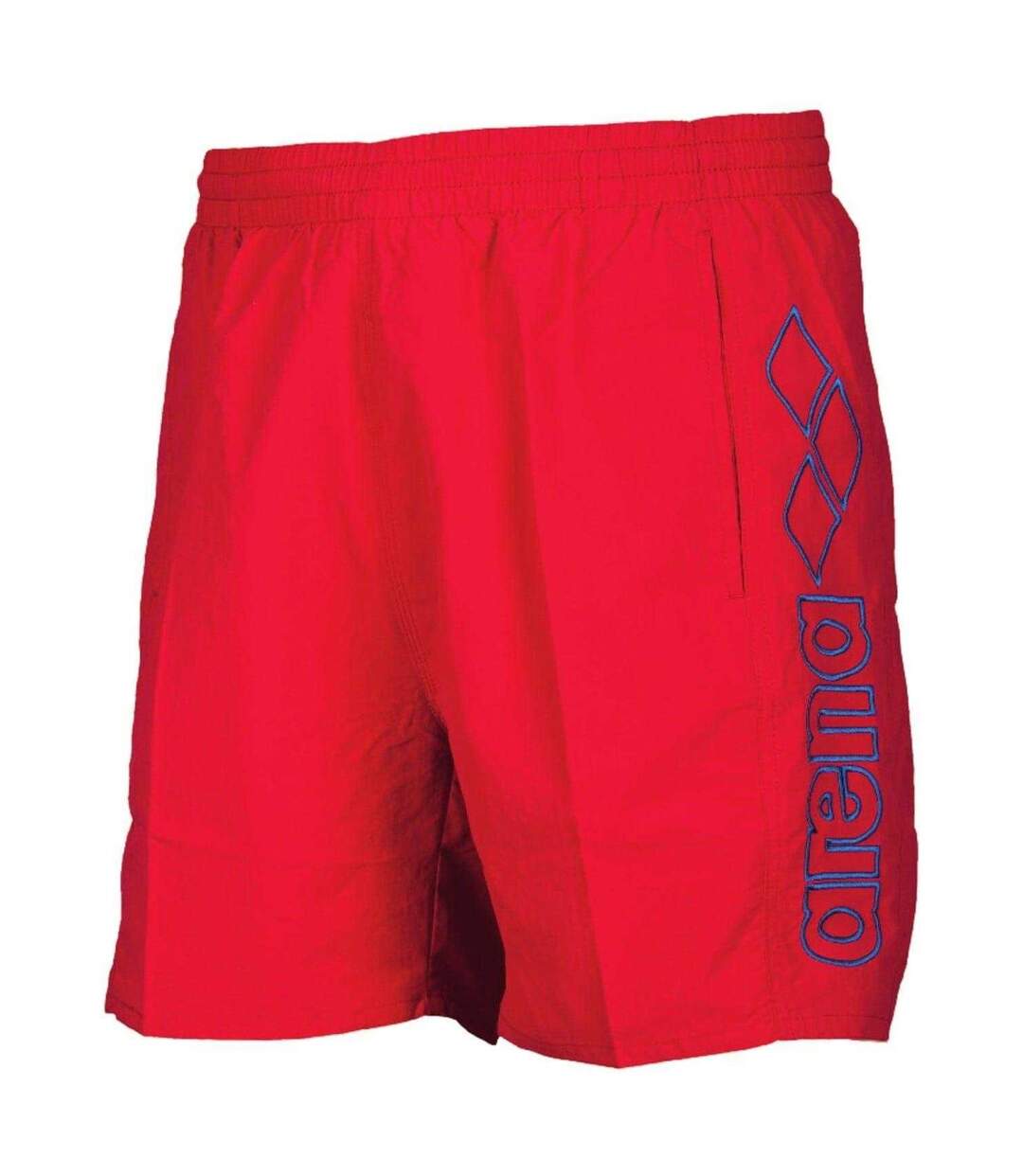 Short De Bain Motif/style Baies Homme Rouge Bleu Roi Arena-4