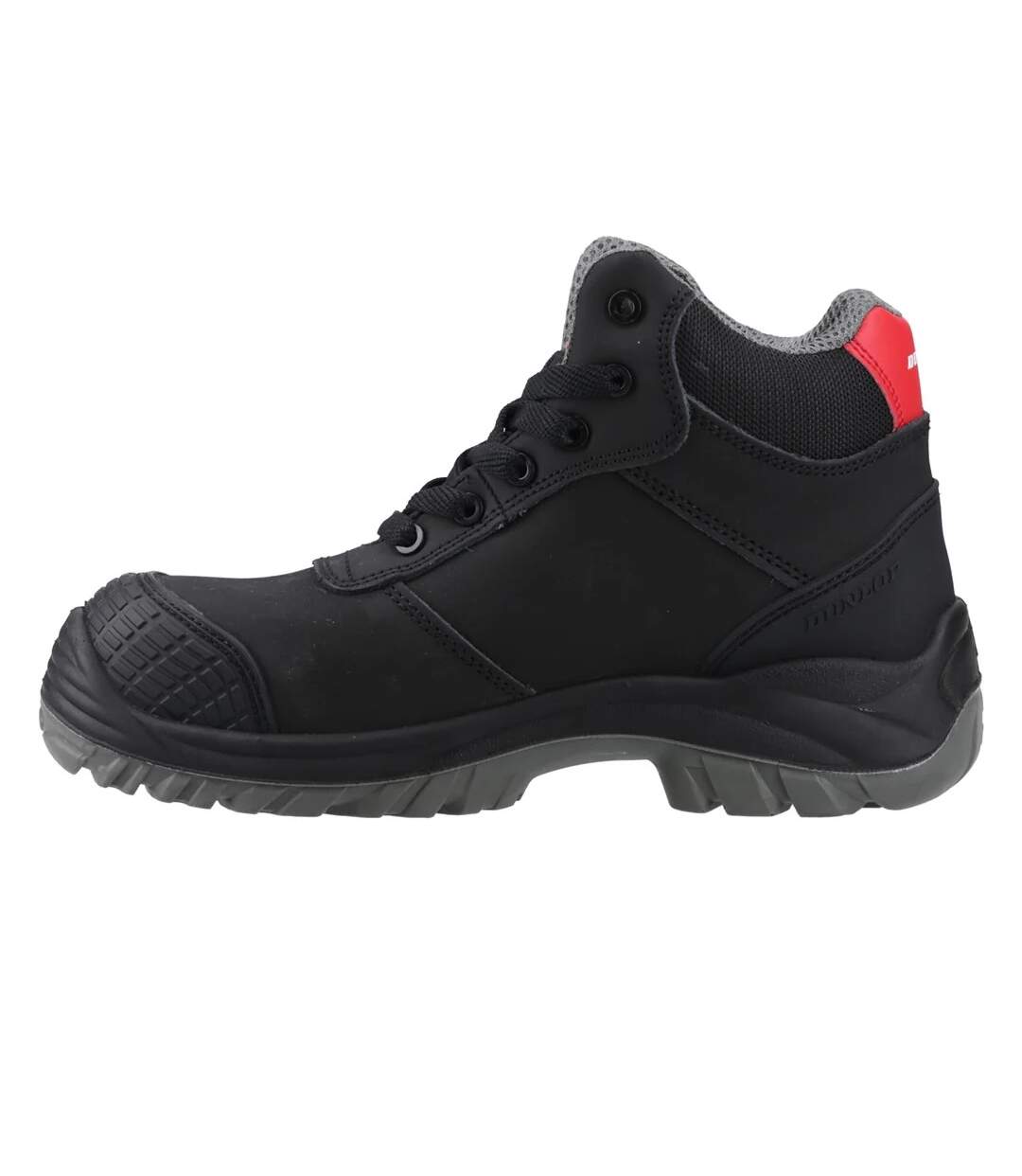 Unisex Adult First One Adv Titan Leather Safety Shoes Black Red Dunlop-3