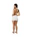 Womens/ladies Cut Out Slim Mini Dress White Honeyz-3
