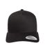 Casquette Trucker Retro Noir Blanc Flexfit-3