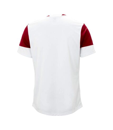 Mens vier jersey white/new claret Umbro