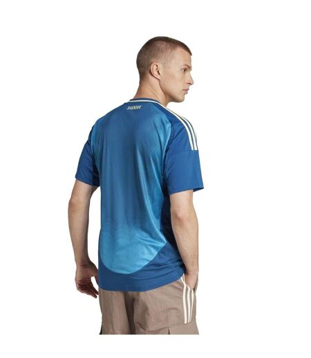 Maillot Extérieur Motif/style Fédération Suédoise De Football Femme Bleu Adidas