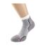 Socquettes run homme blanc / gris 1000 Mile-3