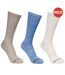 Chaussettes heathan adulte beige / blanc cassé / bleu gris Trespass