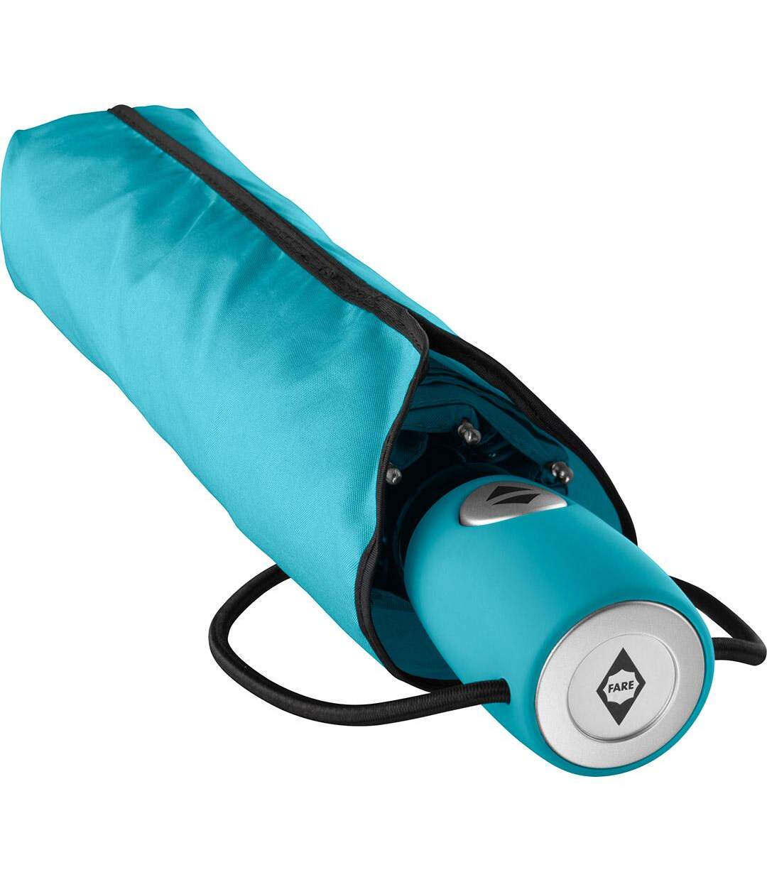 Parapluie Pliant Motif/style Poche 28,5 Cm X 97 Cm Bleu Pétrole Fare-3