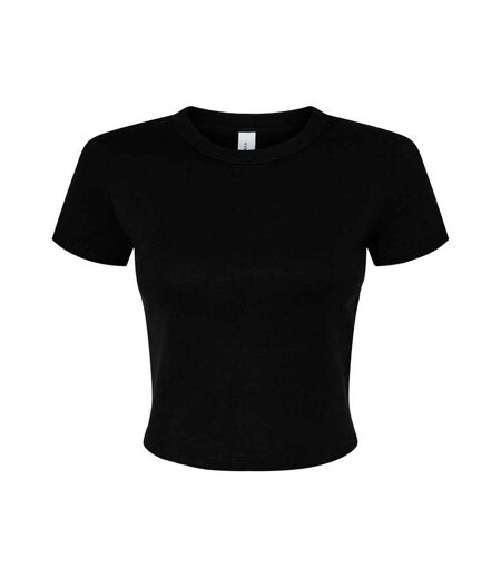 Haut Court Femme Noir Uni Bella + Canvas