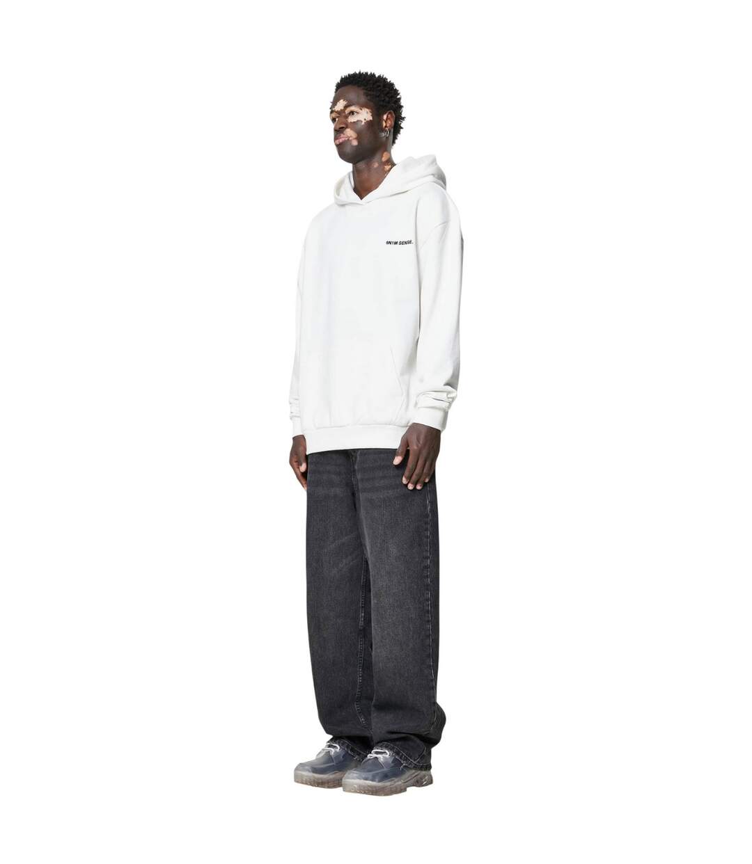 Sweat À Capuche Essential Homme Blanc Cassé 9N1M SENSE-1