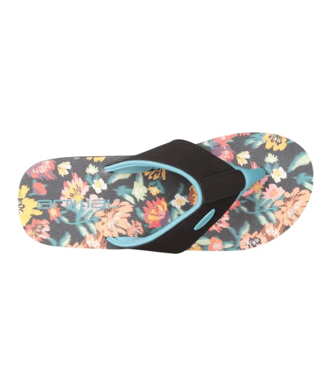 Womens/ladies Swish Floral Flip Flops Red Animal-2