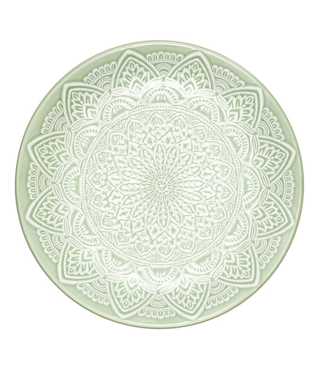 Lot de 6 Assiettes à Dessert Sahara 19cm Vert-1