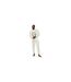 Ensemble De Pyjama Long Manches Longues Motif/style Rayé Homme Blanc Vert Elf-1