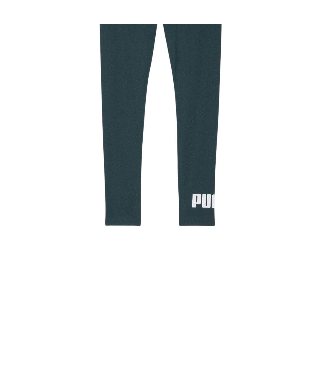 Womens/ladies No.1 Leggings Green Puma-3