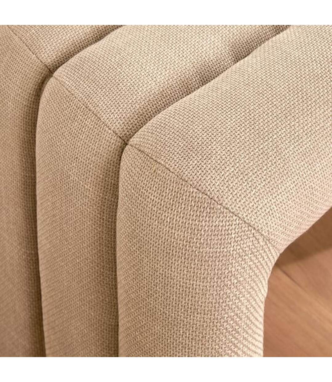 Banc 2 places en tissu SISCO-3