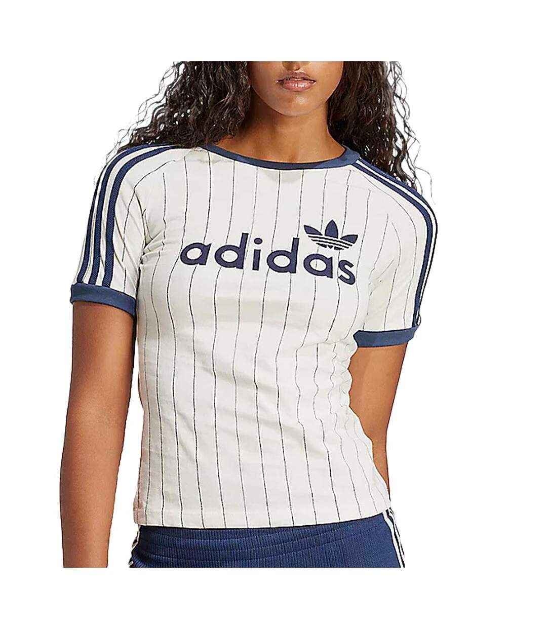 T-Shirt blanc femme adidas graphic cali-1