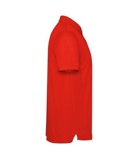Mens Tormo Short-sleeved Polo Shirt Red Roly