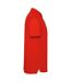 Mens Tormo Short-sleeved Polo Shirt Red Roly-4