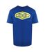 Unisex Adult Modern Basic Logo T-shirt Blue Diesel-1