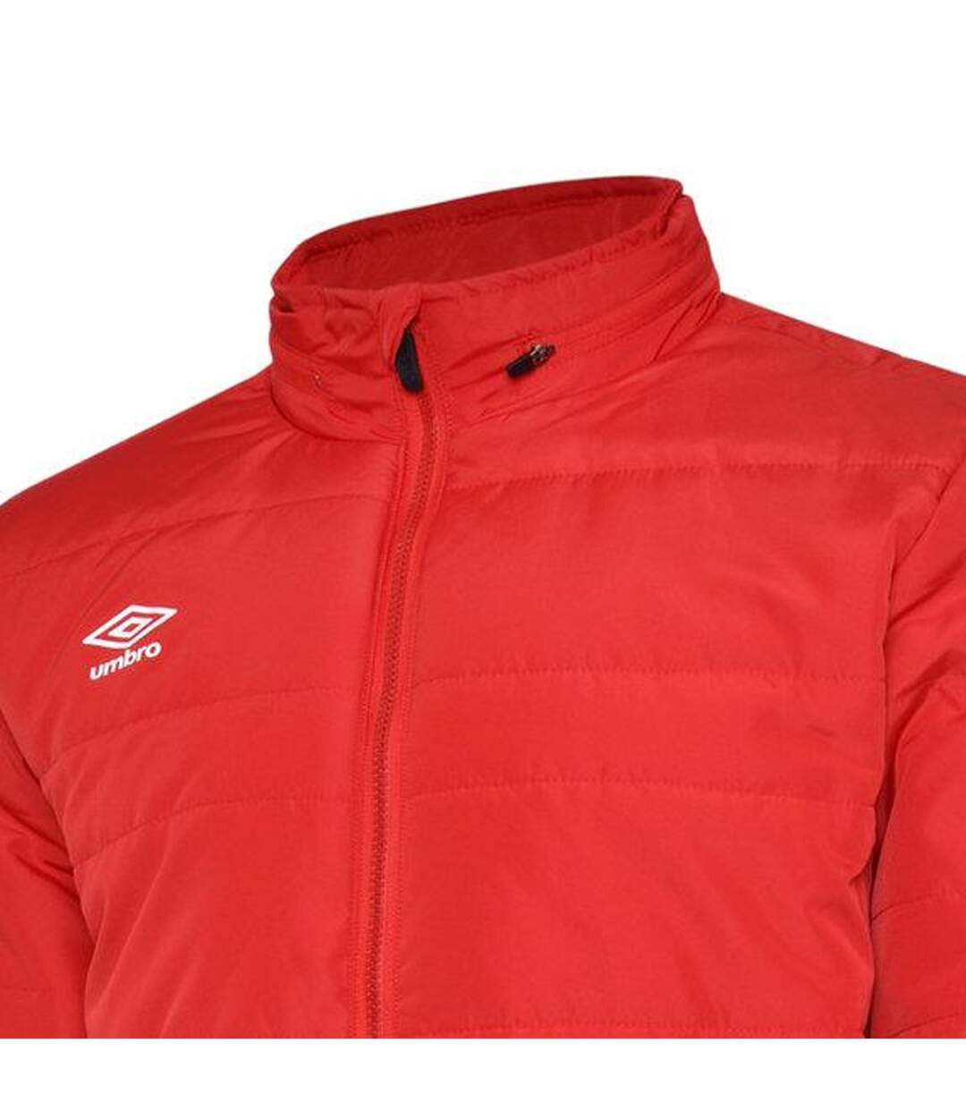 Mens club essential bench jacket vermillion Umbro-3