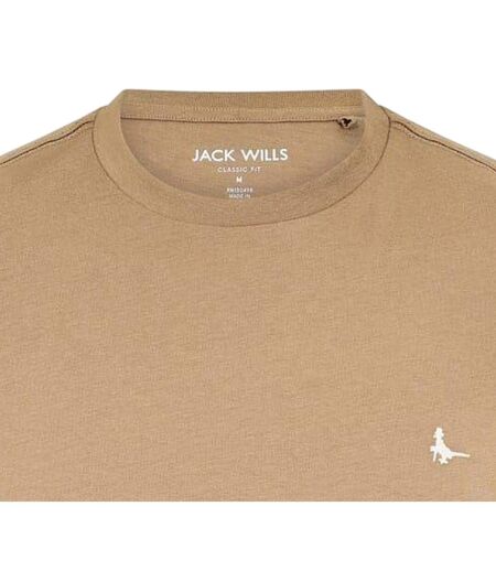 T-shirt Motif/style Logo Sandleford Homme Fauve Jack Wills