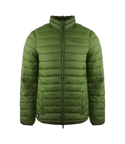 Doudoune Matelassée Motif/style Logo Homme Vert Militaire Aquascutum