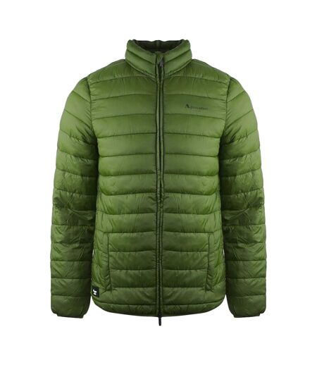 Doudoune Matelassée Motif/style Logo Homme Vert Militaire Aquascutum
