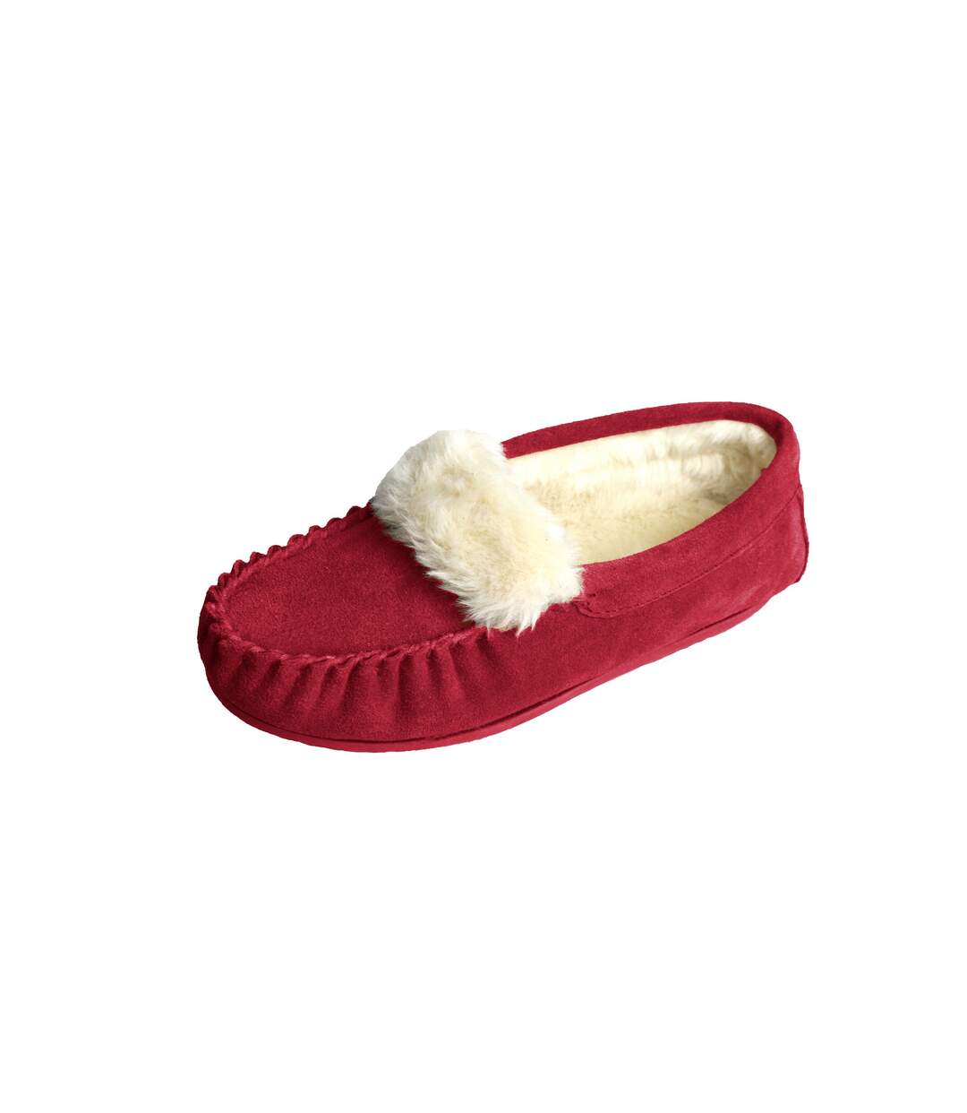 Mocassins zoe femme rouge Eastern Counties Leather