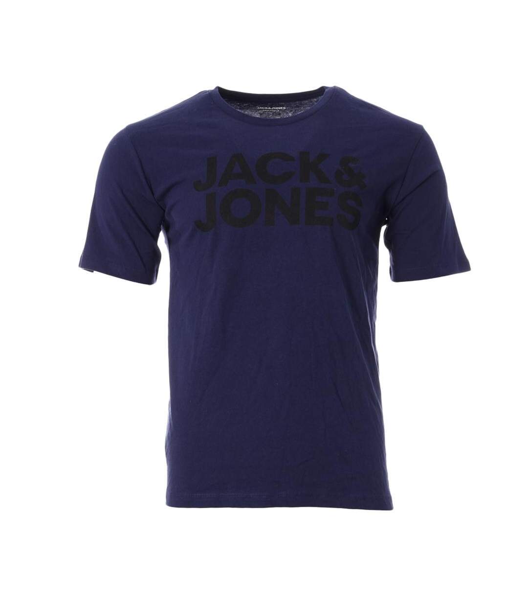 T-shirt marine homme jack & jones corp 12151955 - m-1
