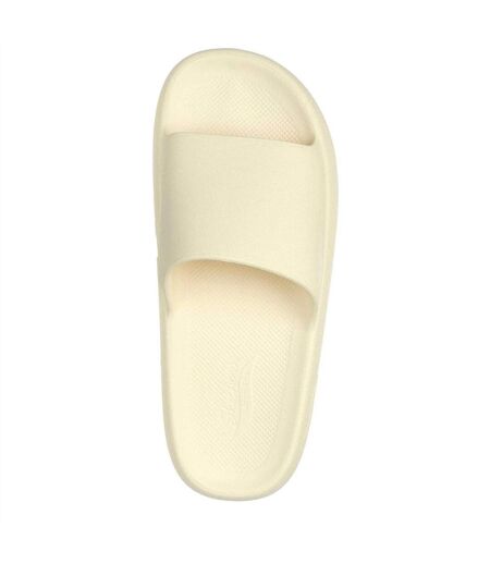 Claquettes Motif/style 1 Seule Sangle Femme Crème Skechers