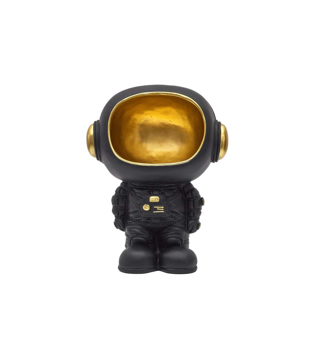 Vide-Poche Statue Astronaute 28cm Noir-2