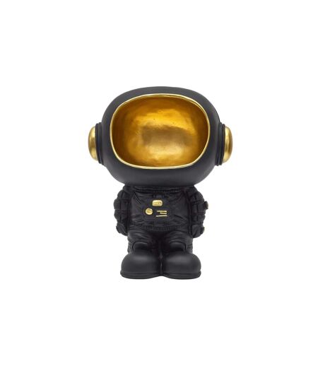 Vide-Poche Statue Astronaute 28cm Noir