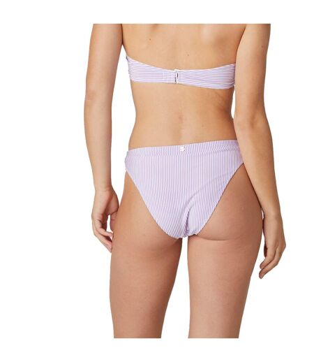 Slip de bain taille haute violet Marinado