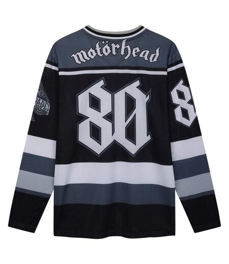 Amplified Mens Motorhead Hockey Jersey (Black/Gray)