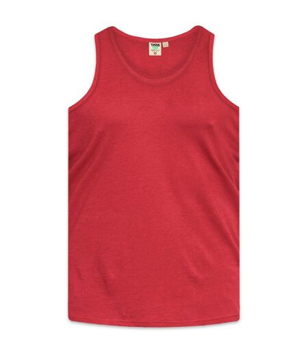 Duke Mens Fabio-2 Kingsize Muscle Vest (Red) - UTDC172