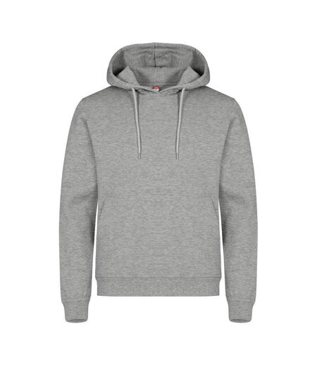 Mens Miami Hoodie Grey Melange Clique