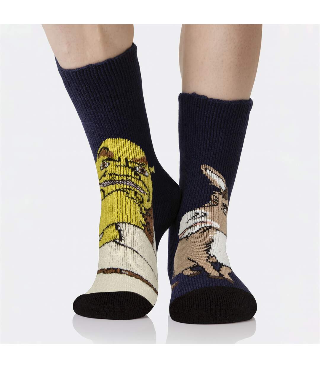 Heat Holders Lite - Chaussettes Thermiques Homme Shrek Chaudes et Douces Hiver-4