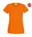 T-shirts manches courtes femmes orange Fruit of the Loom-1