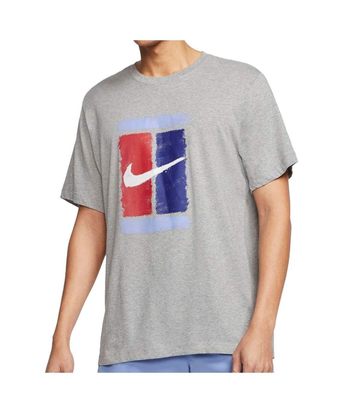 T-shirt Gris Homme Nike Court