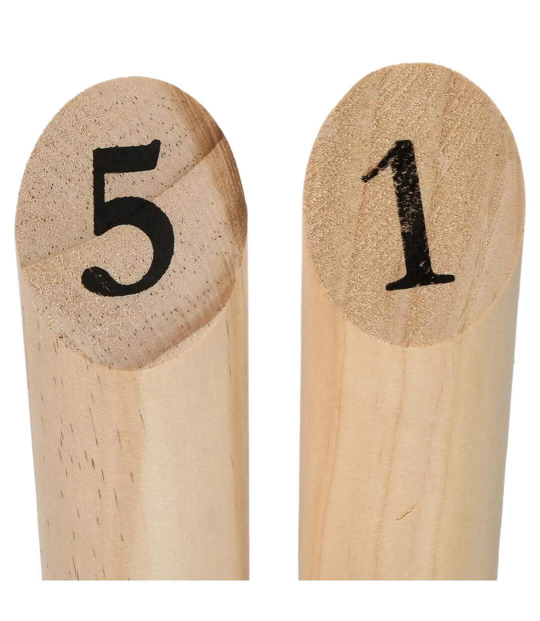 Jeu de Quilles en Bois Nordique 21cm Naturel-2