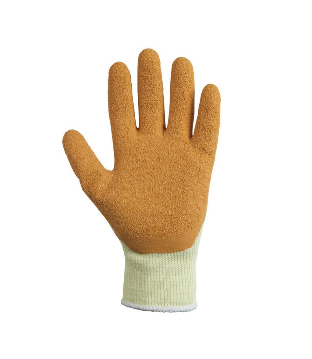 Gants adulte l marron / blanc cassé Glenwear-2