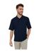 Mens Drewrea Short-sleeved Shirt Navy Threadbare-2