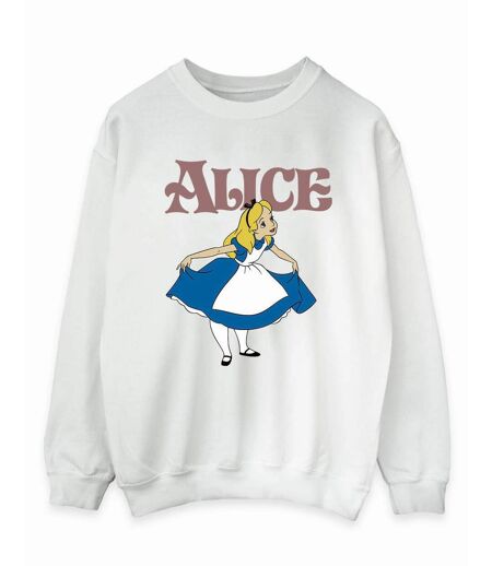 Disney - Sweat ALICE IN WONDERLAND TAKE A BOW - Femme (Blanc) - UTBI5609