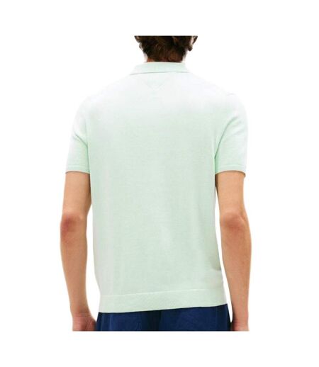 Polo vert homme tommy hilfiger essential cotton