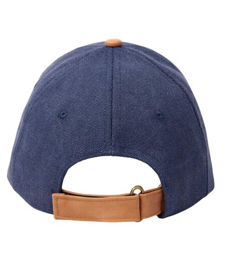 Canvas Aware Baseball Cap Navy Vinga