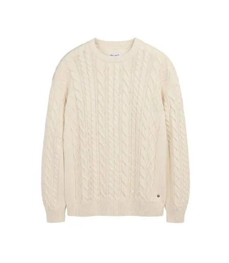 Pull beige homme teddy smith paron