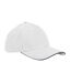 Casquette Earthaware Blanc Bleu Marine Français Beechfield-1