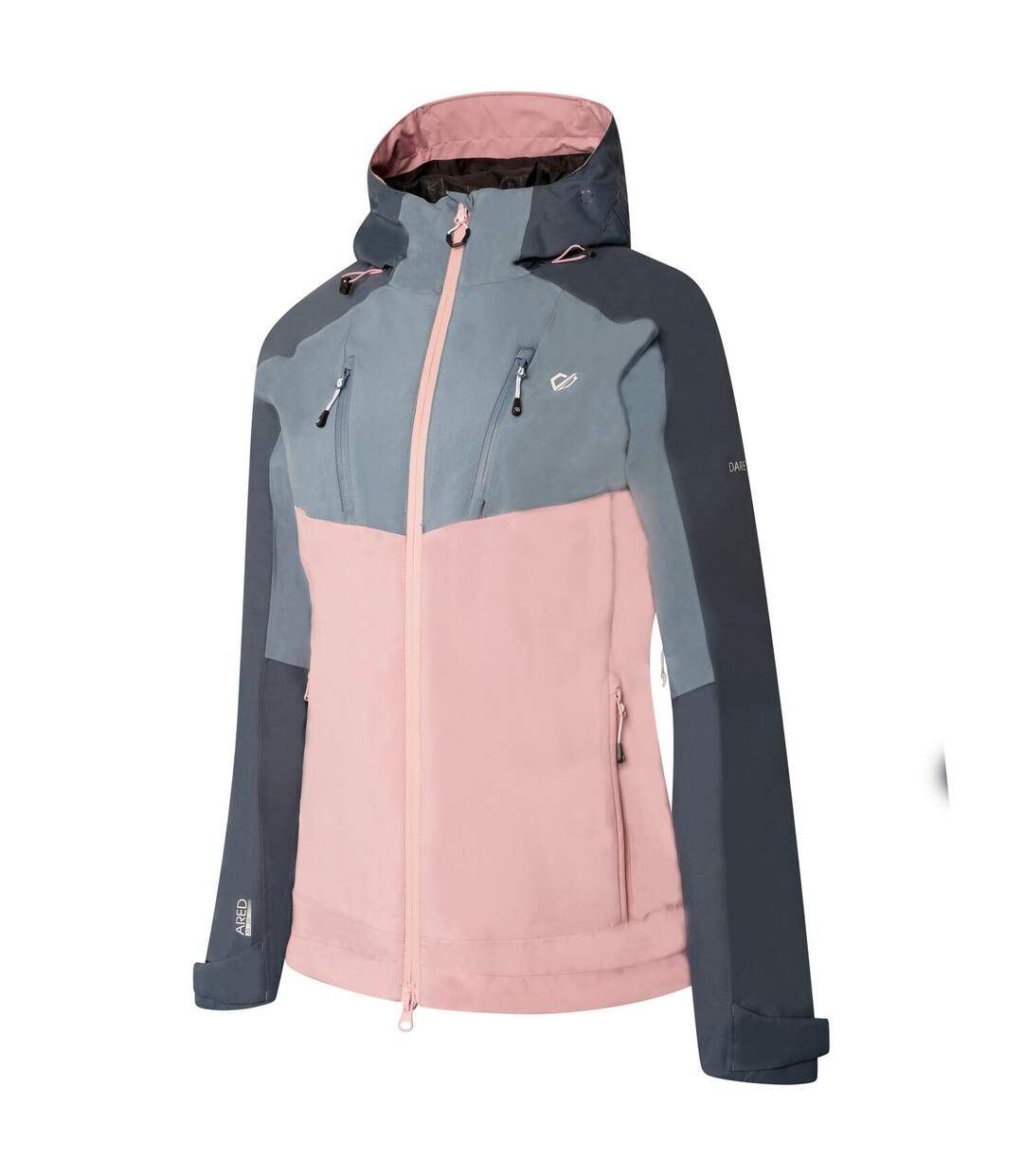 Dare 2B - Veste imperméable DIVERSE - Femme (Rose pâle / Denim clair) - UTRG6796-3