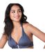 Womens/ladies Sophisticated Bikini Top Pewter Biba-4