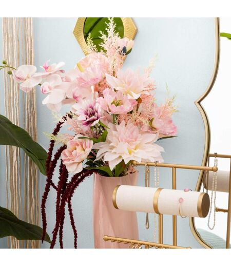 Bouquet Artificiel Composé Wild Romance 60cm Rose