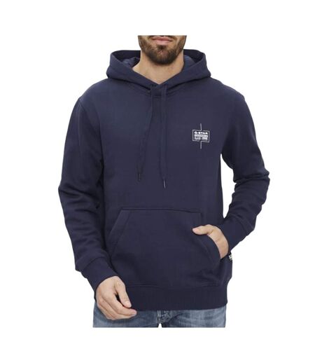 Sweat marine homme g-star raw logo hooded
