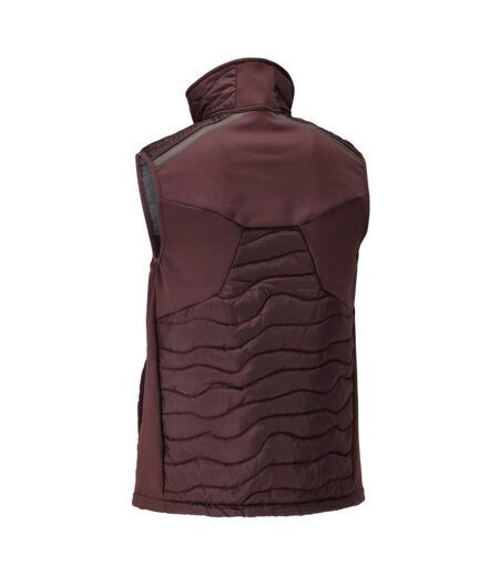 Mens Customised Cli Thermal Gilet Bordeaux Mascot